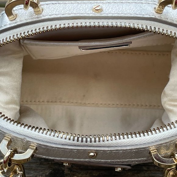 Gianni Versace Silver Tone Women Bag Small Hand Bag Made in Italy - Picture 15 of 15